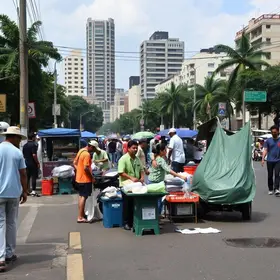 ambulantes no Ibirapuera