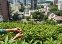 maior cafezal urbano do mundo