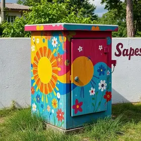 Sabesp pintura caixa-d'água histórica