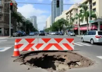 buraco na rua