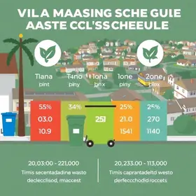 mudança na coleta de resíduos