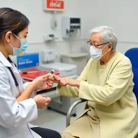 ensaio clínico da vacina contra gripe