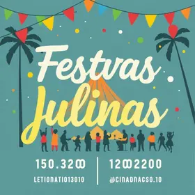 festa julina gratuita
