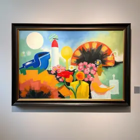artista brasileiro estreando mostra de pinturas em Paris