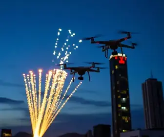 espetáculo de drones em São Paulo