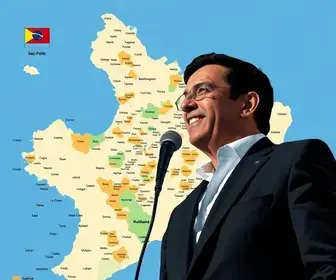 onde Tarcísio ganhou em SP