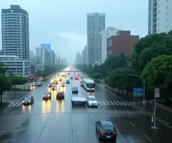 estado de atenção para alagamentos